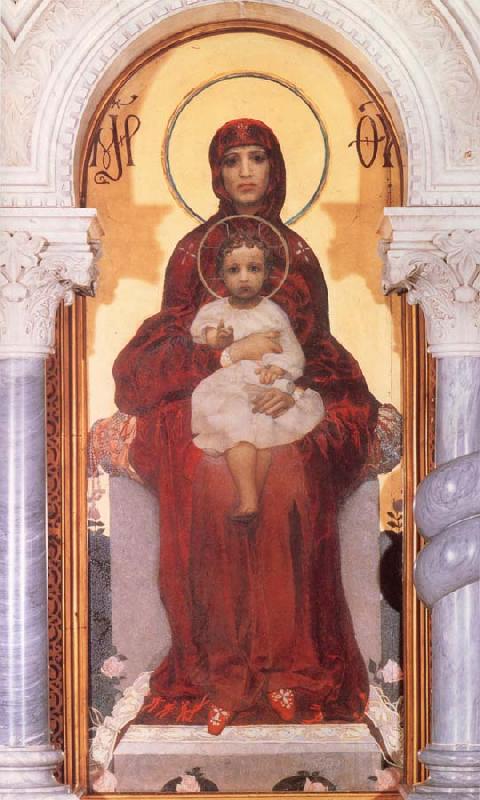 Mikhail Vrubel The Virgin an Child Spain oil painting art